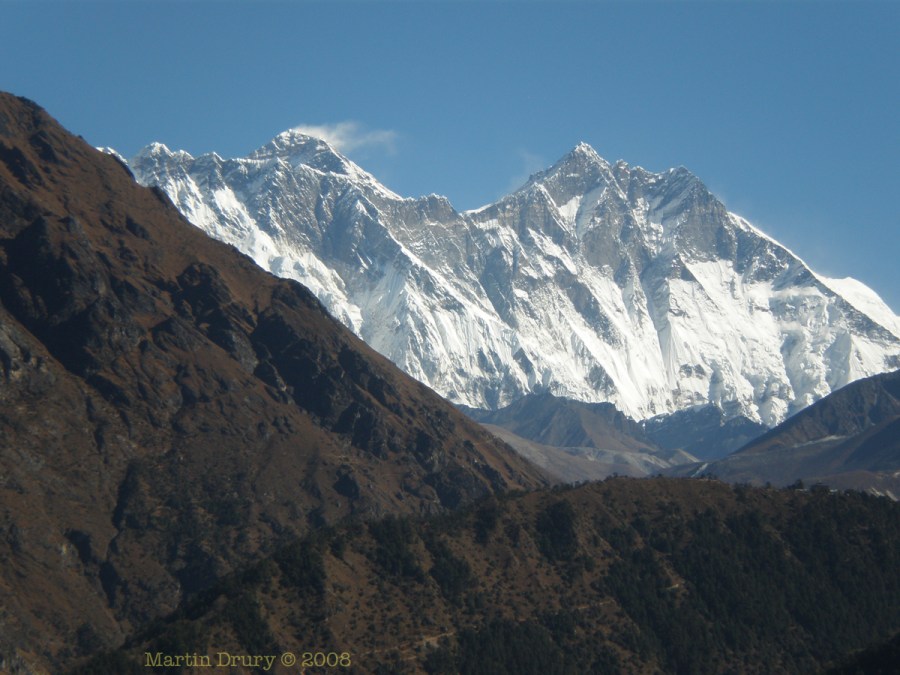View of Mt Everest